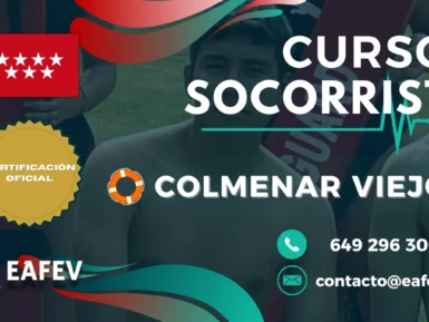 Curso Socorrista en Colmenar Viejo - Puente de Mayo 2026