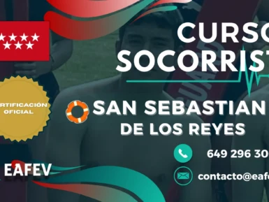 Curso de Socorrista en San Sebastián de los Reyes - Del 1-10 Mayo - Puente de Mayo